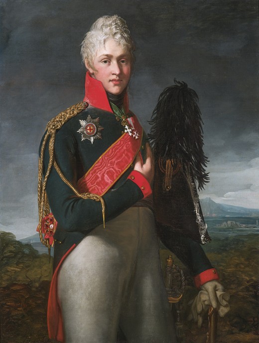 Porträt von Arkadi Alexandrowitsch Suworow (1784-1811), Graf Rymnikski von Jean Laurent Mosnier