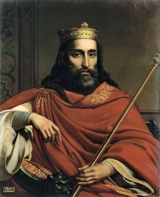 Chlothar I., König der Franken von Jean Louis Bezard