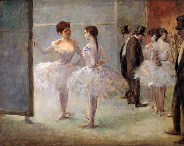 Dancers in the Wings at the Opera von Jean Louis Forain
