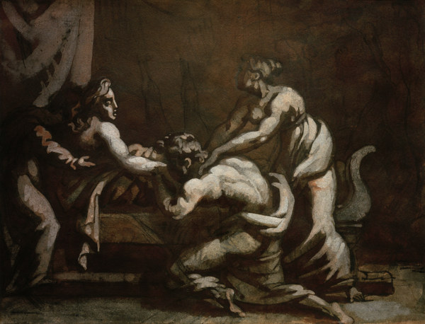 Antike Szene von Jean Louis Théodore Géricault
