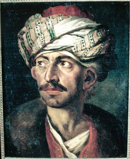 Head of an Oriental or Portrait Presumed to be Mustapha von Jean Louis Théodore Géricault