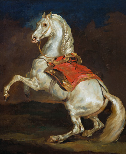Napoleon's Stallion, Tamerlan von Jean Louis Théodore Géricault