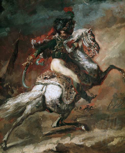Offizier zu Pferd von Jean Louis Théodore Géricault