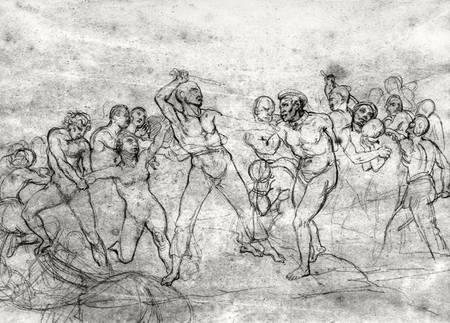 The Slave trade von Jean Louis Théodore Géricault