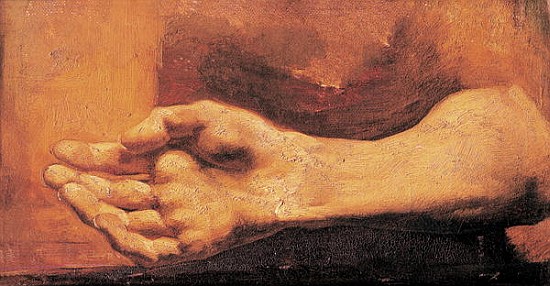 Study of a Hand and Arm von Jean Louis Théodore Géricault