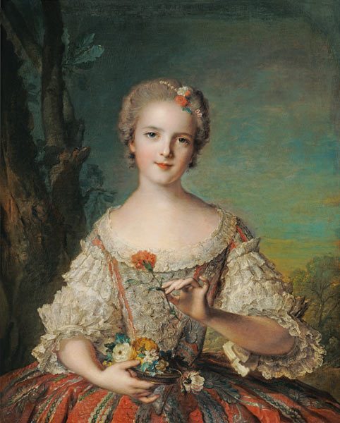 Portrait of Madame Louise de France (1737-87) at Fontevrault von Jean Marc Nattier
