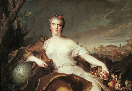 Madame Louise-Elisabeth de France (1727-59) Duchess of Parma, Symbolising Earth von Jean Marc Nattier