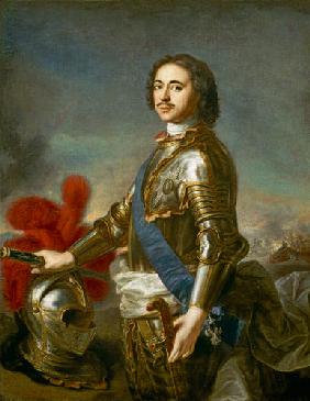 Portrait of Peter I or Peter the Great 1717
