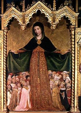 Virgin of the Misericordia, detail of the central panel c.1422