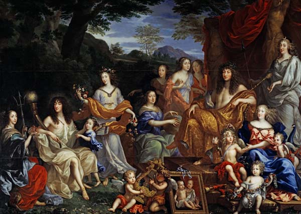 The Family of Louis XIV (1638-1715) 1670  (for details see 39054-39055) von Jean Nocret