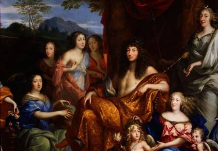 The Family of Louis XIV (1638-1715) 1670  (detail of 60094) von Jean Nocret