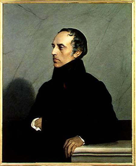 Francois Guizot (1787-1874) after a painting by Paul Delaroche (1797-1856) von Jean or Jehan Georges Vibert