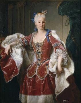 Porträt von Elisabetta Farnese, Königin von Spanien 1723