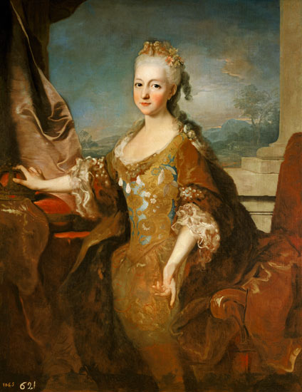 Portrait of Louise-Elisabeth d'Orleans (1709-42) von Jean Ranc