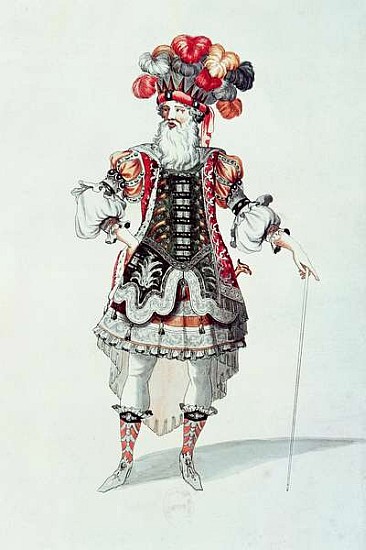 Ballet Costume von Jean II (the Younger) Berain