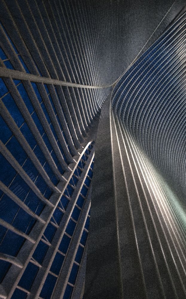 Calatrava Linien zur blauen Stunde von Jef Van den