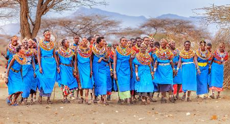 Die Schönheit des Samburu-Volkes