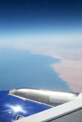 Suezkanal von oben von Jenny Sturm