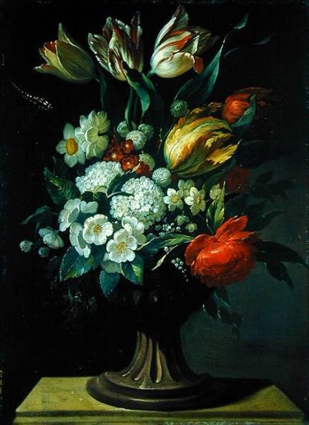 Still Life with Flowers von Jens Juel