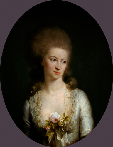 Portrait of Eleonore V. Hennings von Jens Juel