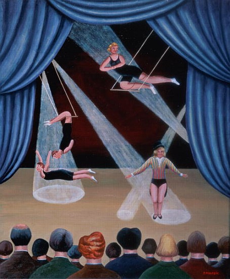 Circus Acrobats  von Jerzy  Marek
