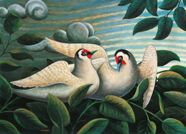 The Love Birds  von Jerzy  Marek