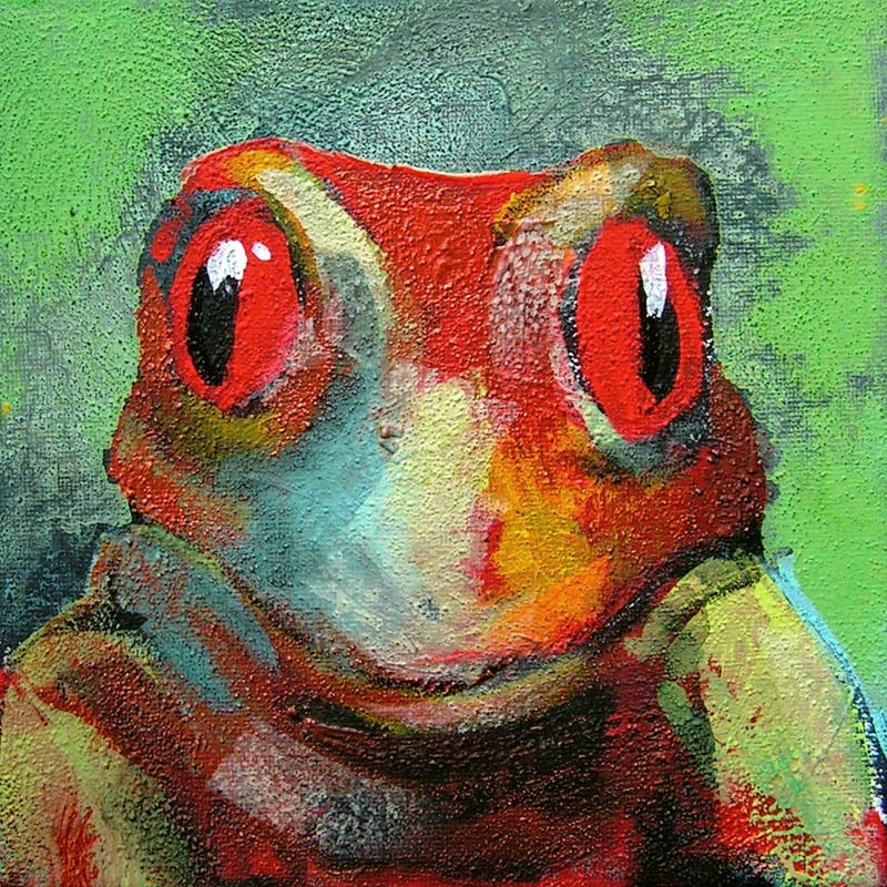 Frosch 3 von Jessi Kobek