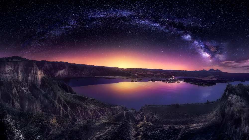 Milky way over Las Barrancas 2016 von Jesus M. Garcia
