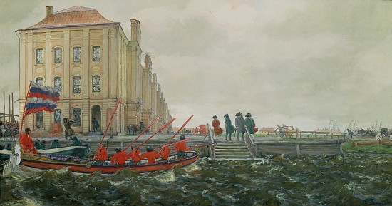 St. Petersburg in the Early Eighteenth Century von Jevgeny Jevgenewitsch Lansere