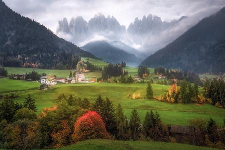 Herbstfarben in den Dolomiten