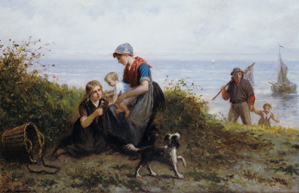 The Fisherman's Family von J.J.M. Damschroeder