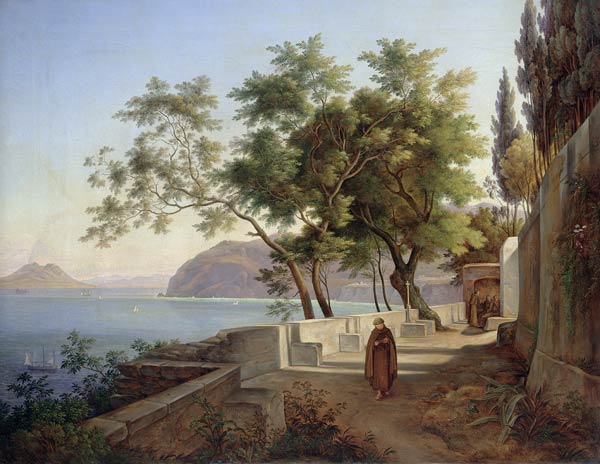 The Terrace of the Capucins in Sorrento von Joachim Faber