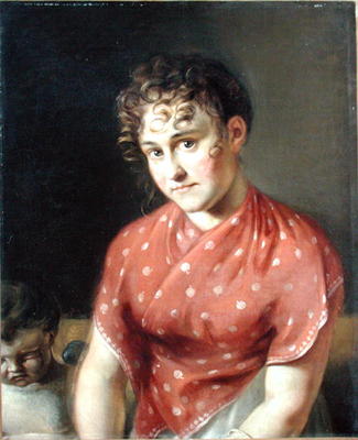 The Artist's Wife (oil on canvas) von Joachim Faber