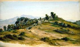 The Serpentara at Olevano 1824  pape