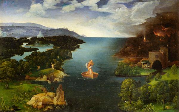 Charon überquert den Styx, den Fluss zum Hades 1515/24