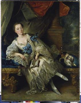 Porträt einer unbekannten Dame 1761