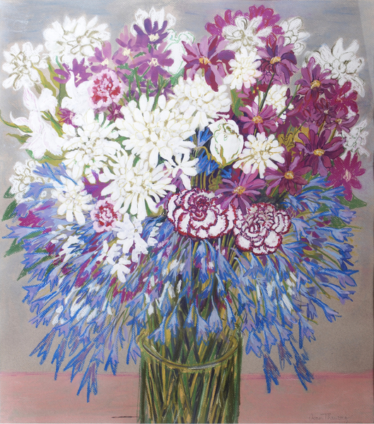 Agapantha,Chrysanthemums and Carnations von Joan  Thewsey