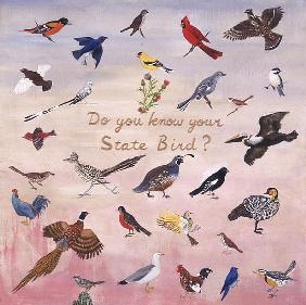 Do You Know Your State Bird?, 1996 (oil on canvas) 