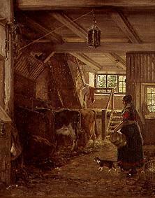Szene im Stall 1852