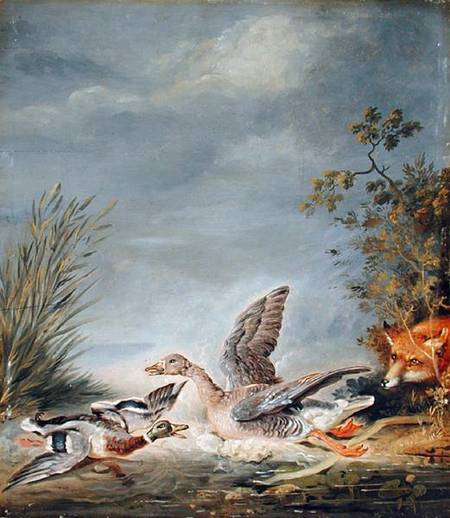 Fox and Waterfowl von Joh. Friedrich August Tischbein