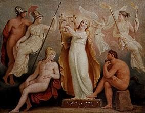Apollo beim Lyraspiel von Joh. Heinrich Wilhelm Tischbein