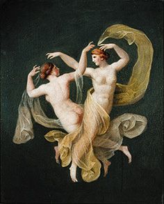 Schwebende Nymphen im Tanz. von Joh. Heinrich Wilhelm Tischbein
