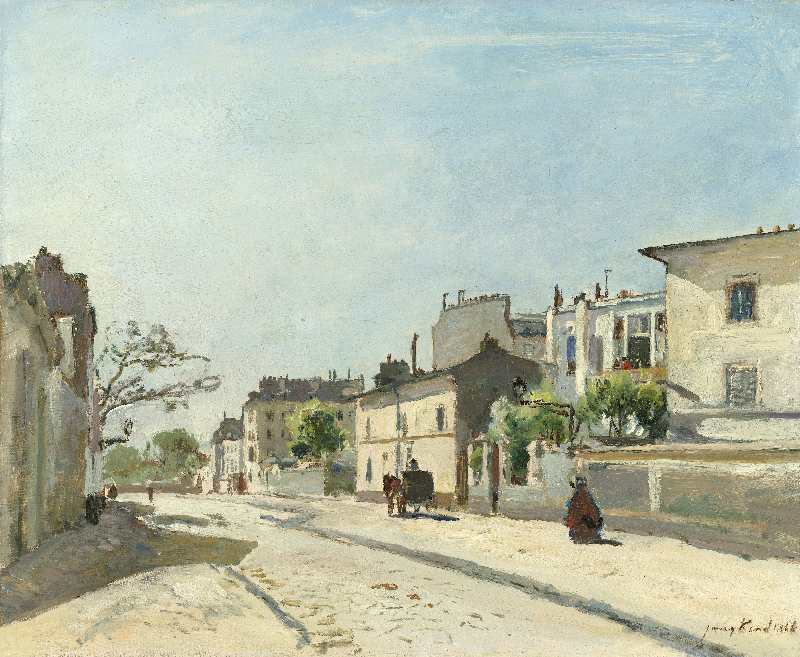 Rue Nôtre-Dame von Johan Barthold Jongkind