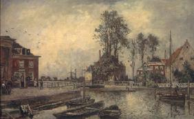 An einem Kanal 1869