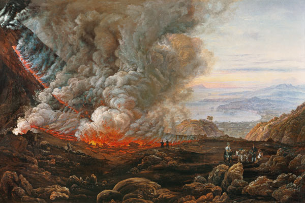 Ausbruch des Vesuvs von Johan Christian Clausen Dahl