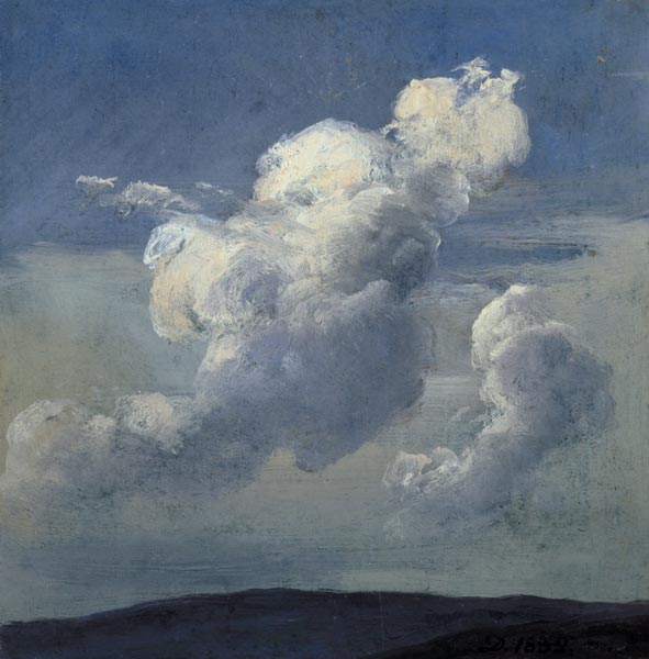 Cloud Study von Johan Christian Clausen Dahl