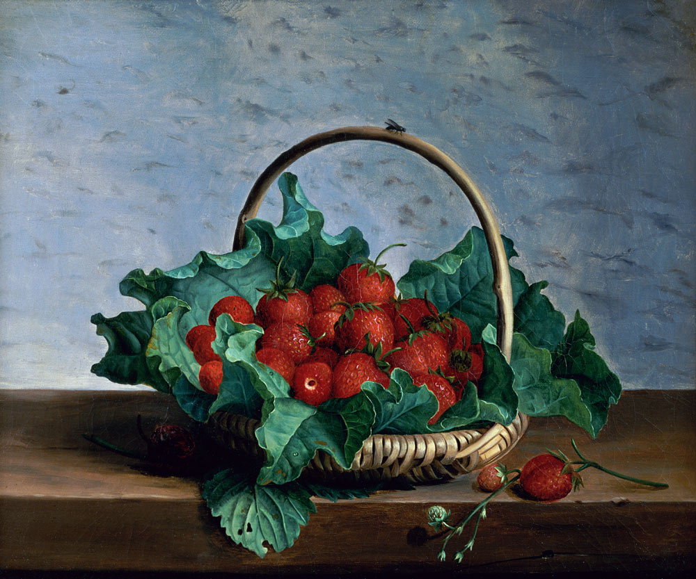 Basket of Strawberries von Johan Laurentz Jensen