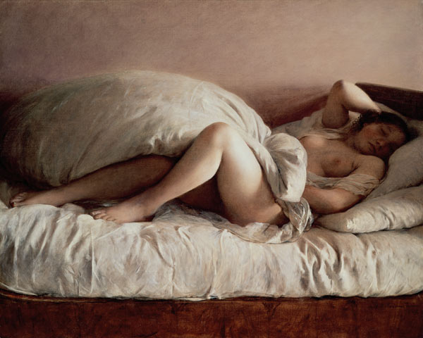 Sleeping woman von Johann Baptist Reiter