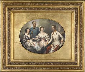 Die kaiserliche Familie von Österreich 1856