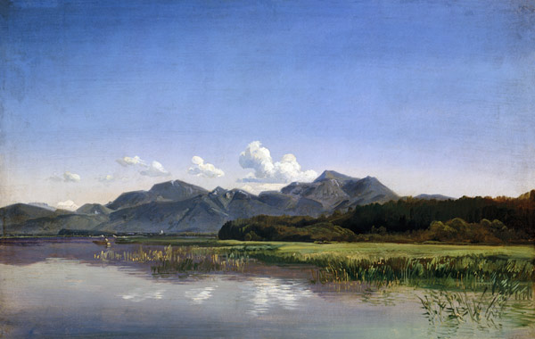 The Chiemsee at Stock von Johann Beckmann